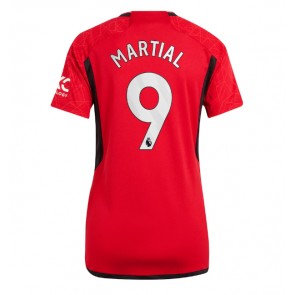 Manchester United Anthony Martial #9 Dámské Domácí Dres 2023-24 Krátký Rukáv